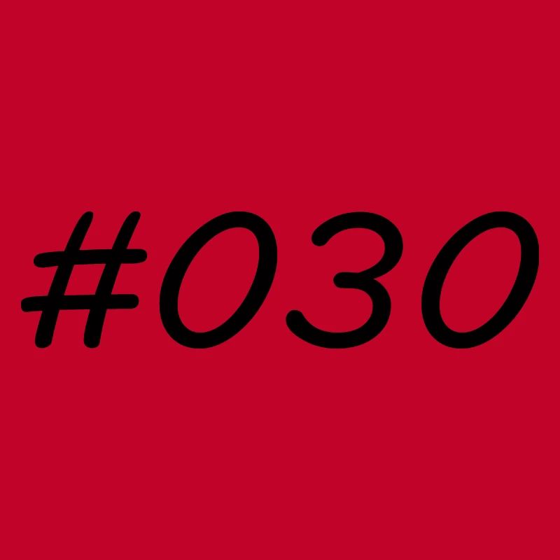 #030 - Hashtag 030 - Area code Berlin - Capital