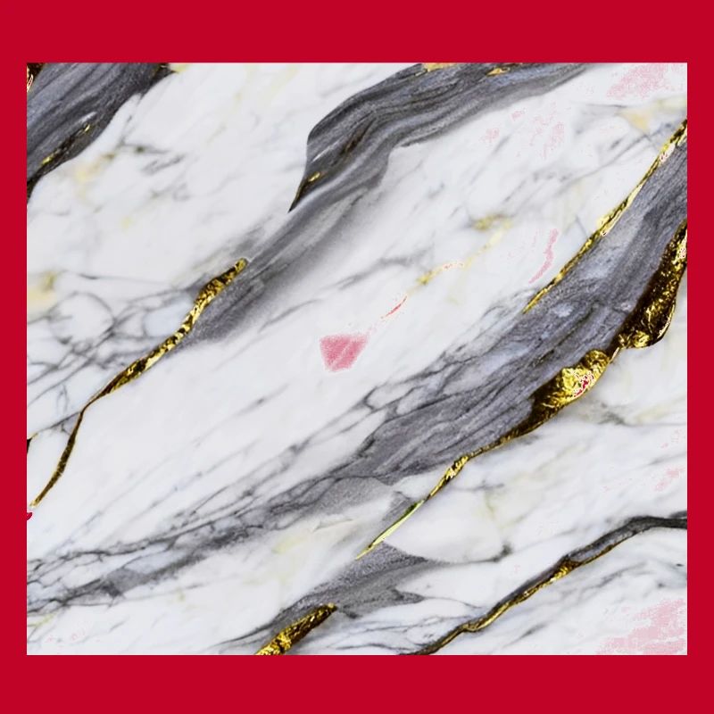 Marble White Gold Structure