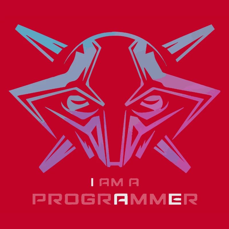 Futuristische Cyborg-Programmierer-Kunst