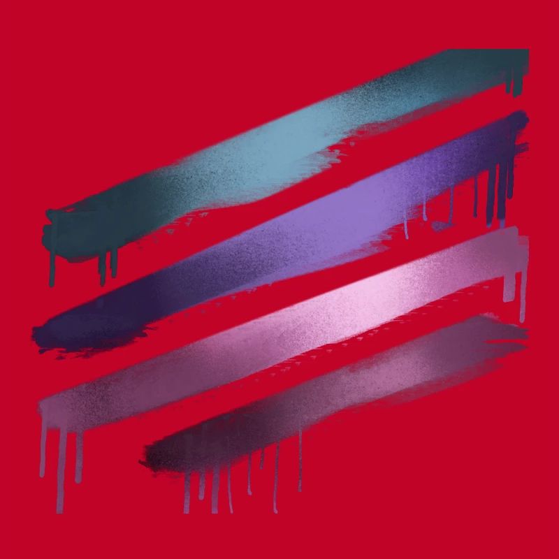 strip,painting,abstract,metallic,graffiti,pink