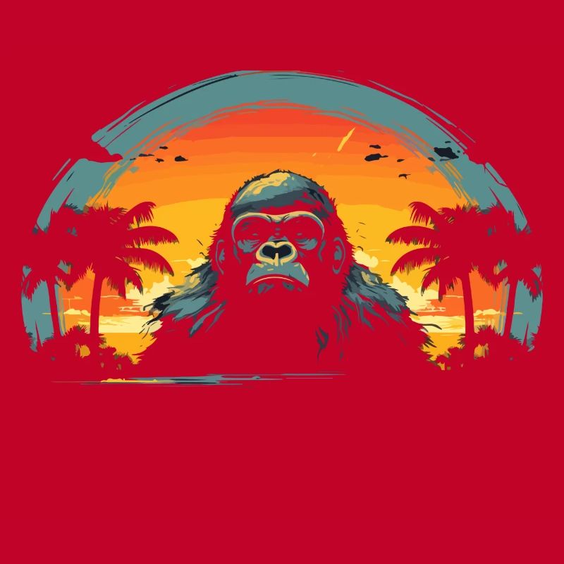 In einer Welt der Menschen Sei ein Gorilla Gorillas Gorillas