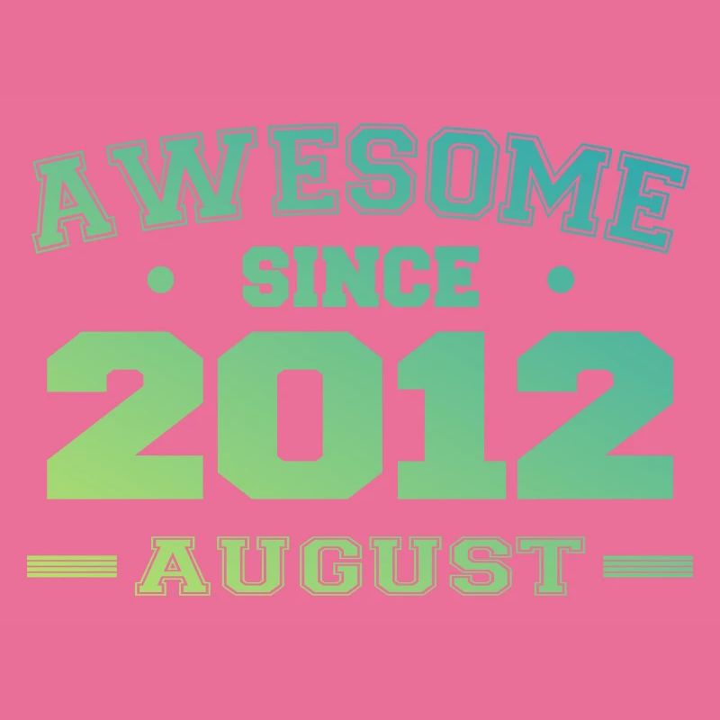 2012 August Jahr Geburt Geburtstag August 2012