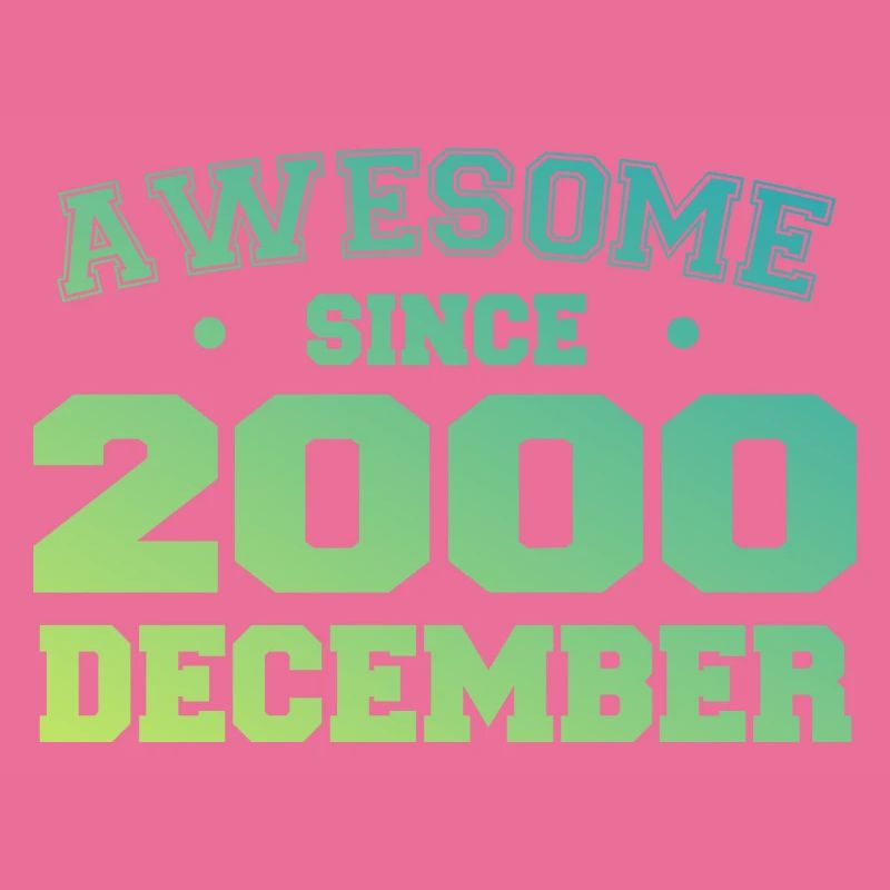 Anniversaire Décembre 2000 - Cadeau Decembre 2000