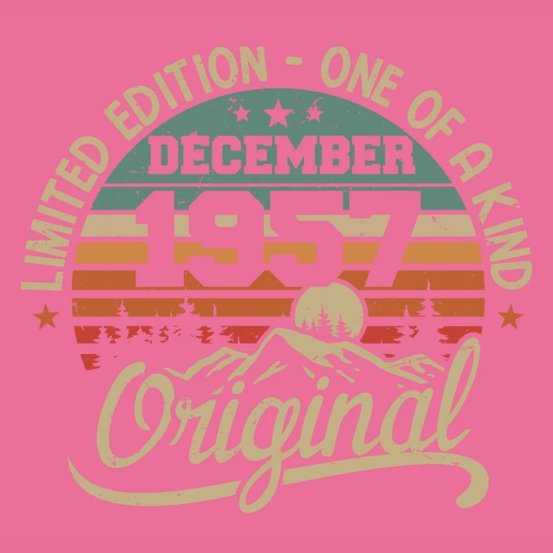 Original 68th Birthday Gift, December 1957
