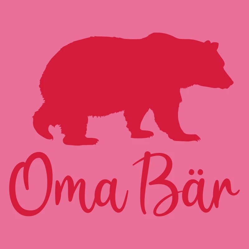 Oma Bär Beste Omi Großmutter Geschenk cool Enkel