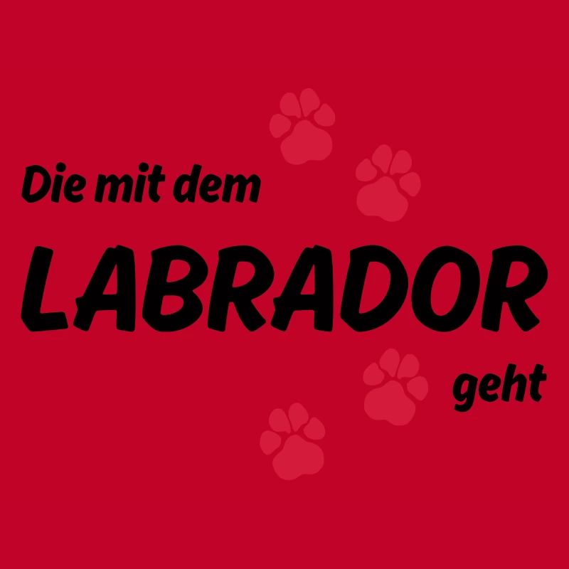 Die mit dem Labrador geht - Hundepfoten