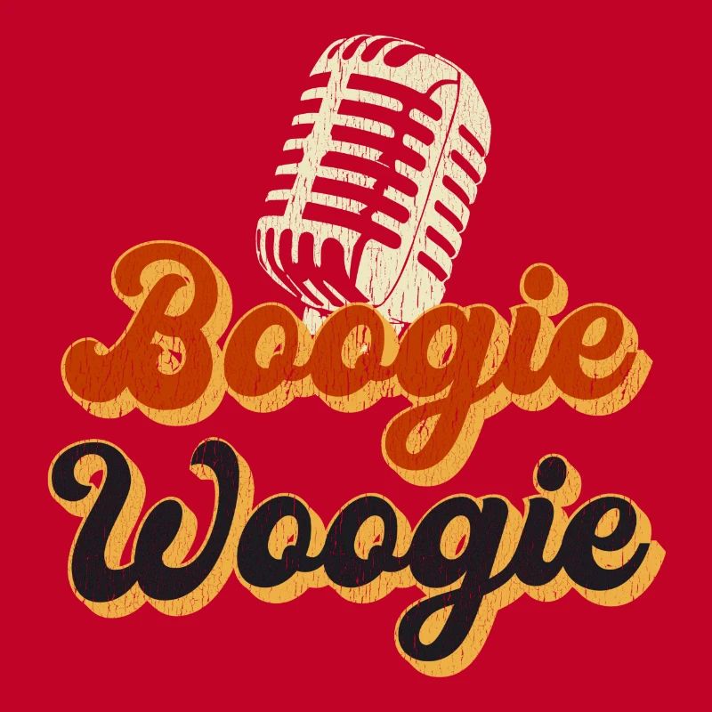 Boogie Woogie Vintage Mikrofon Geschenk
