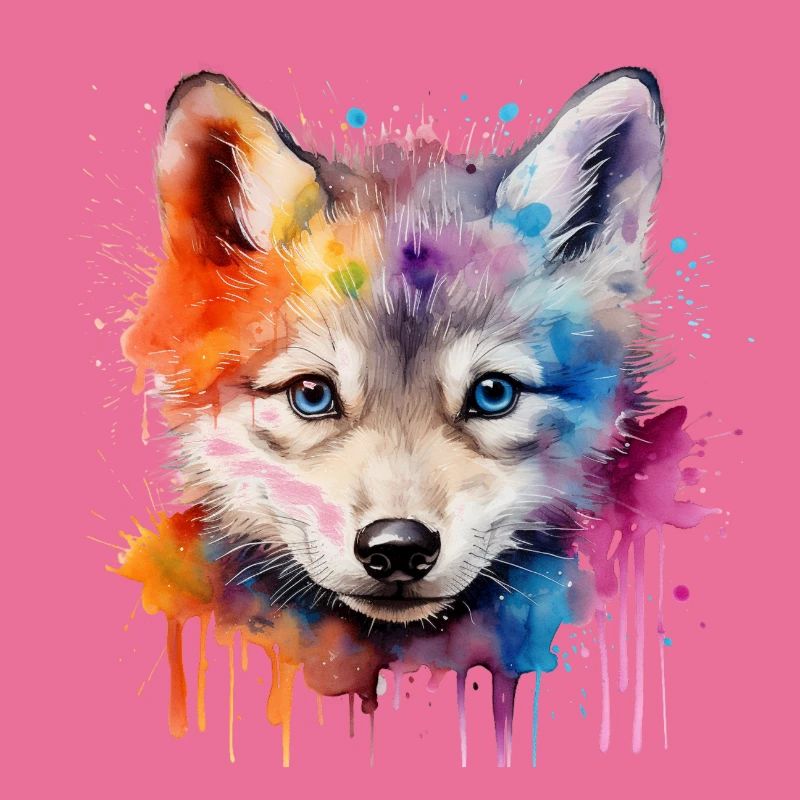 wolf, gray wolf, wolf cub