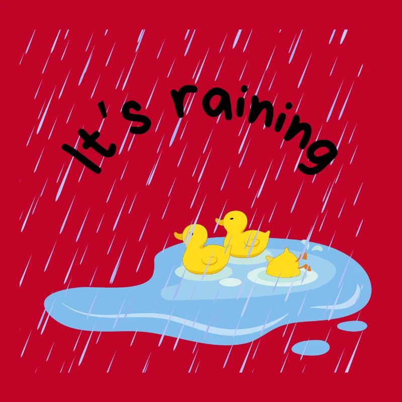 it's raining