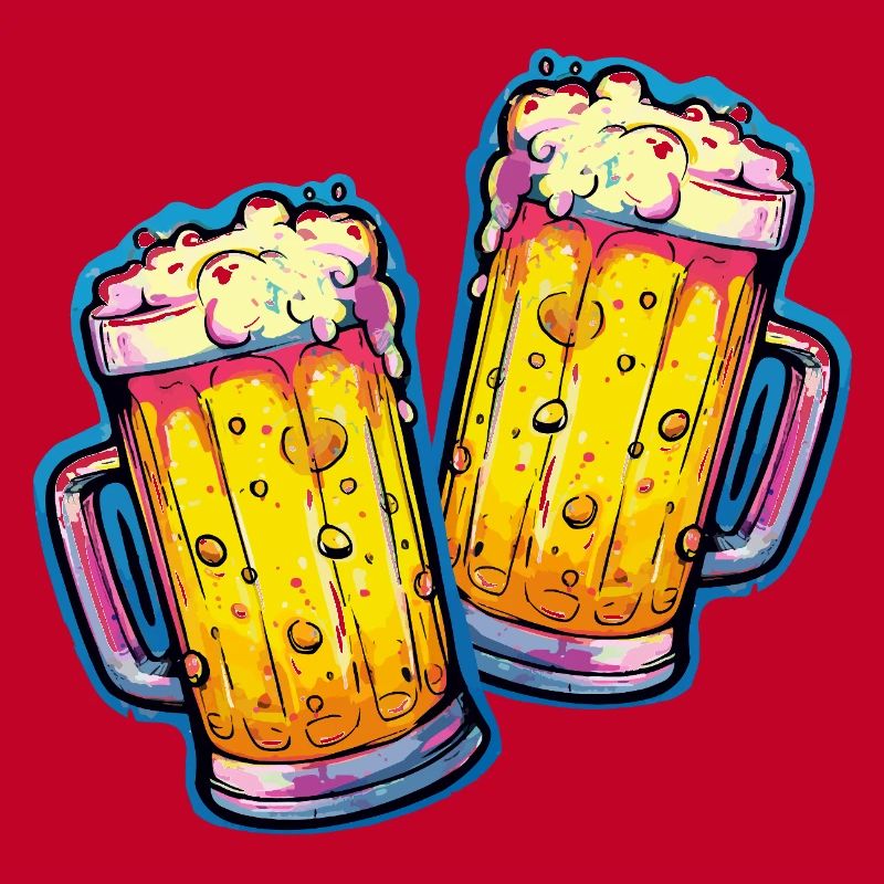 Bier Comic Bierglas