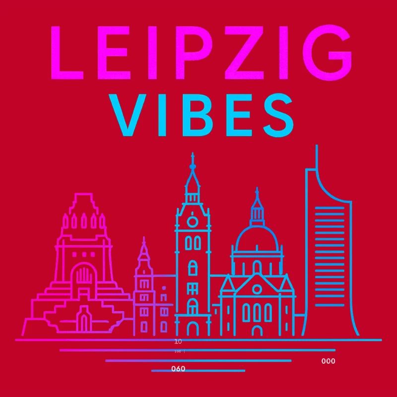 Vibrations néon de Leipzig