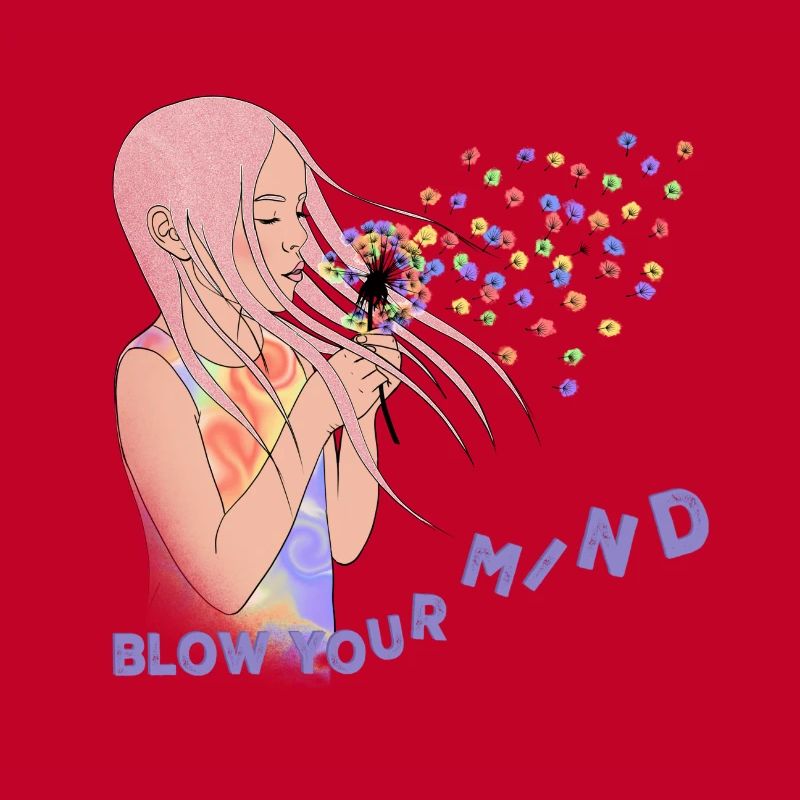 Mädchen mit Löwenzahn