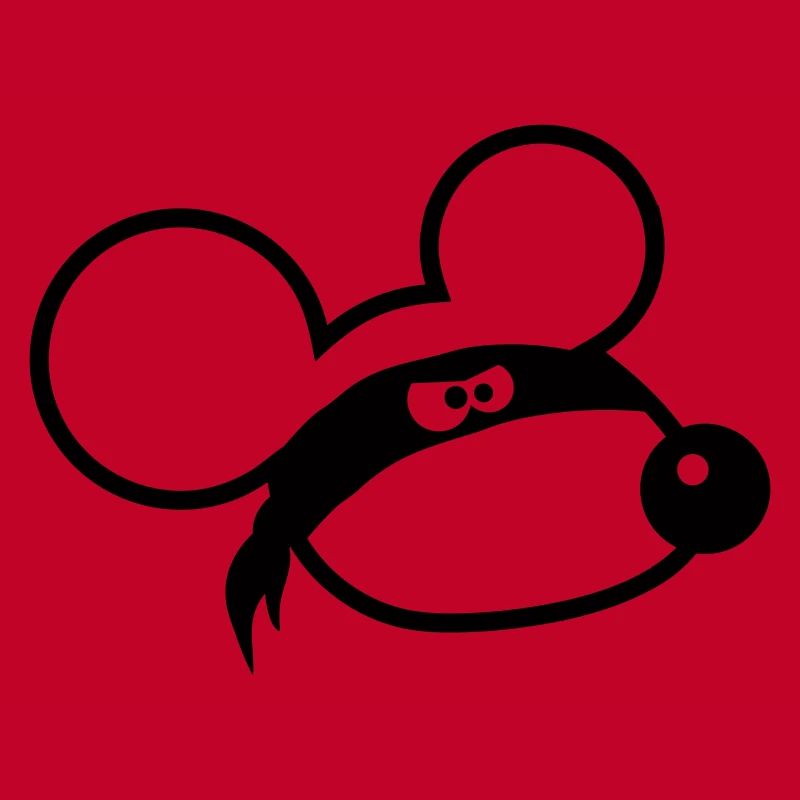 Mouse Evil Robber Ninja Raid Thief Cloth Eyes