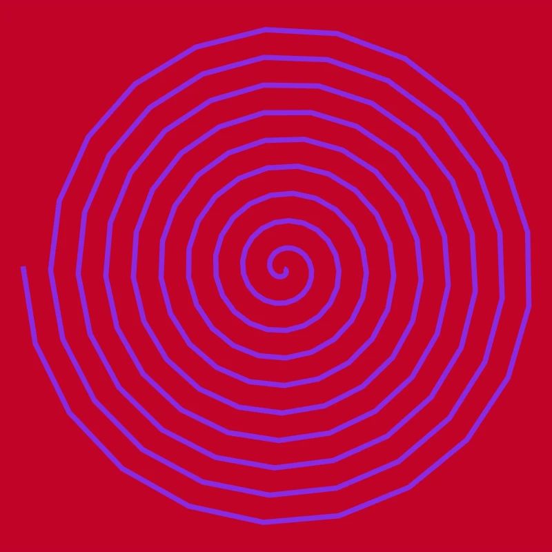 Colorful spiral pattern