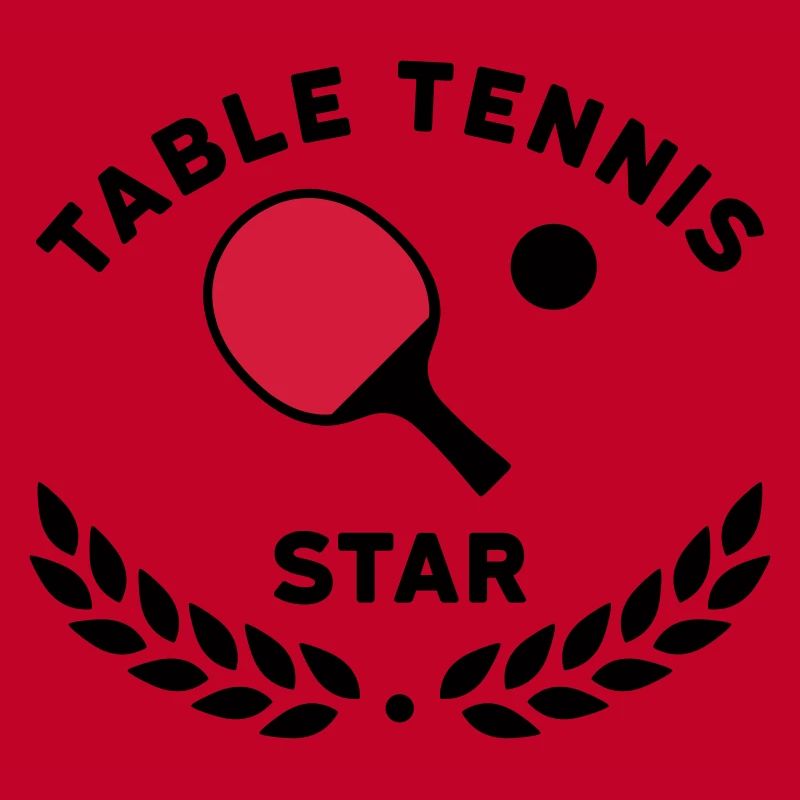 Table tennis star (laurel wreath)
