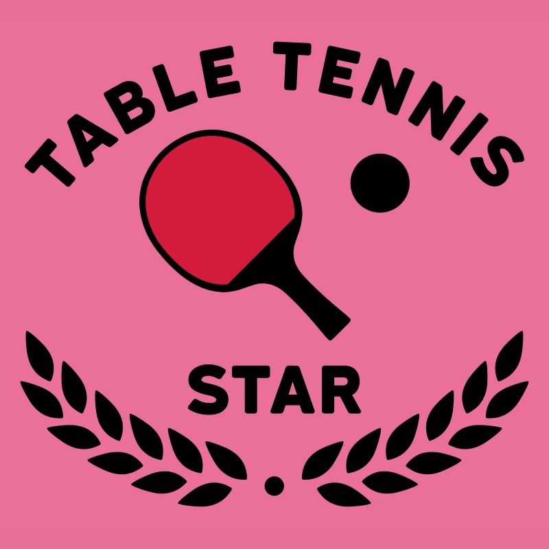 Étoile du tennis de table (couronne de laurier)