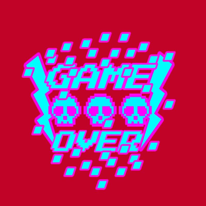 Game Over Pixel