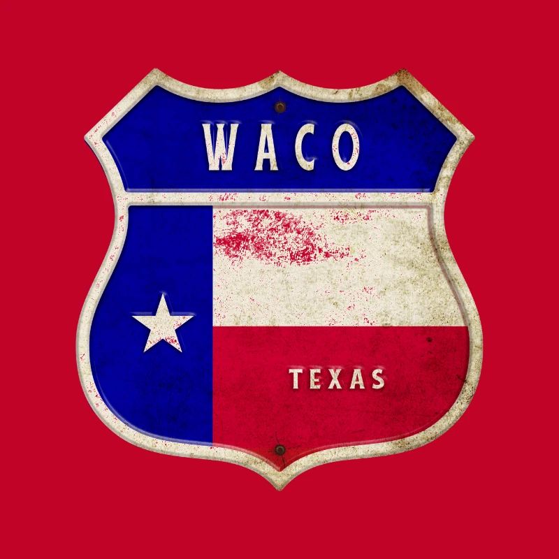 Design de drapeaux Waco Texas