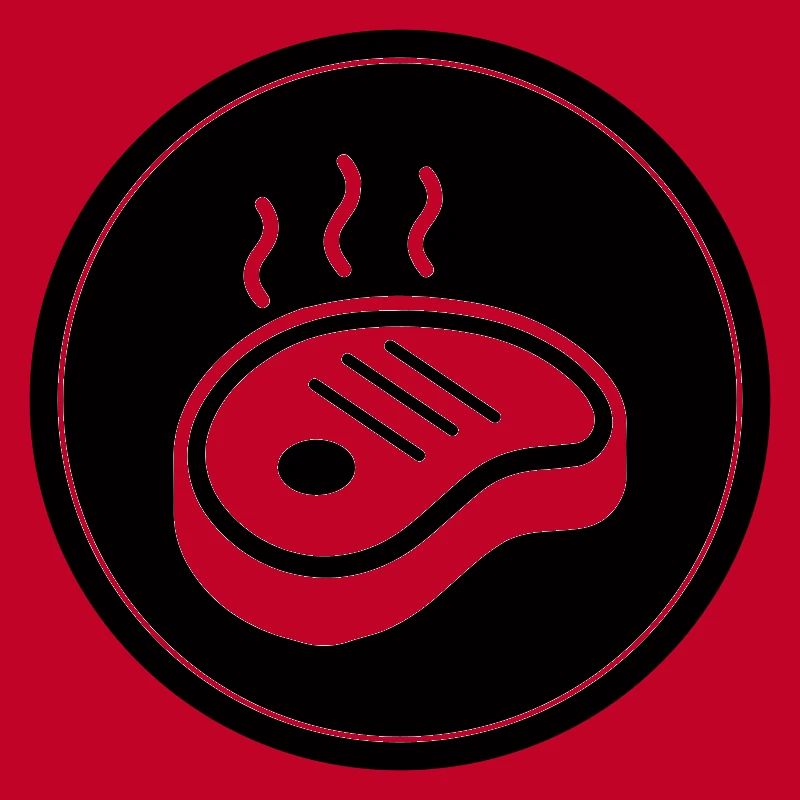 Steak icon circle