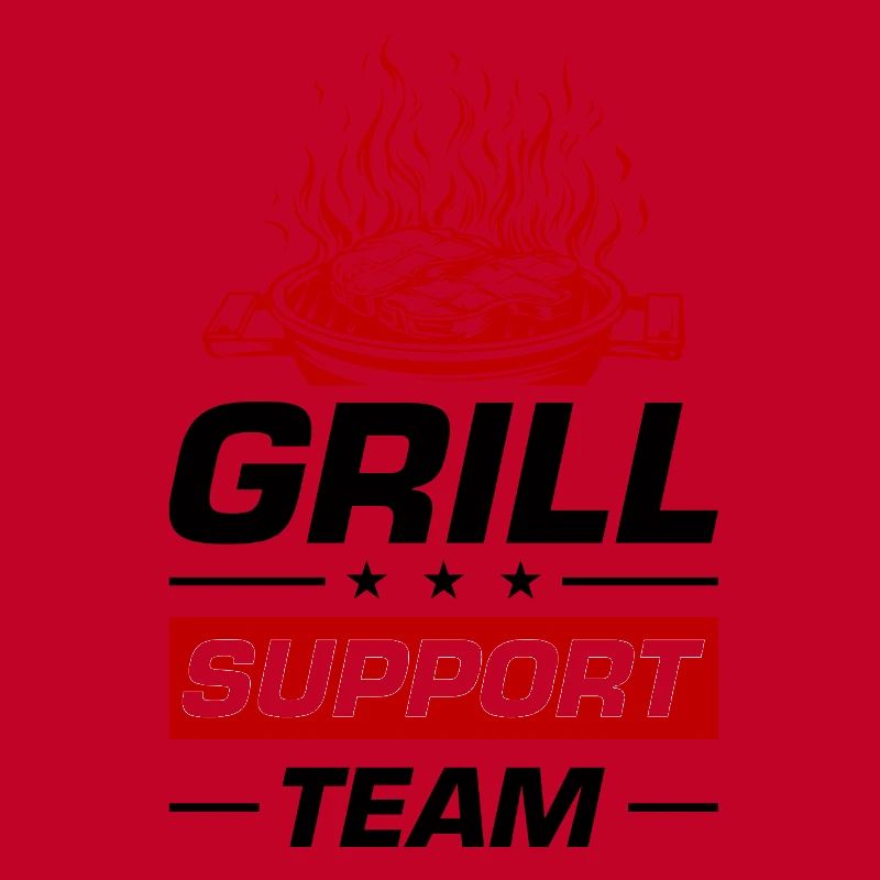 Grill Support Team Grilling Saying