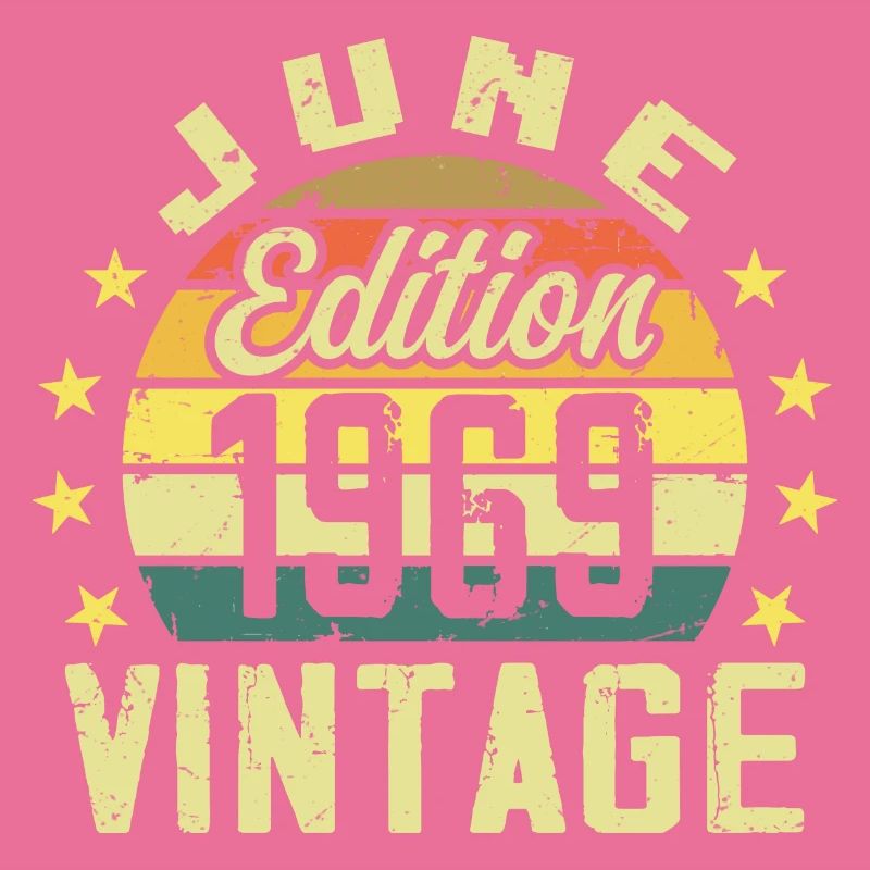 Juni 1969 Juni Retro Geburtstagsgeschenk Juni 1969