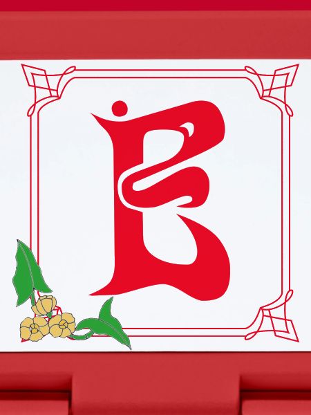 jugendstil e rot
