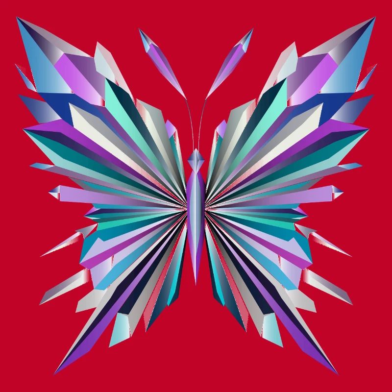 Fascinating geometry – abstract butterfly