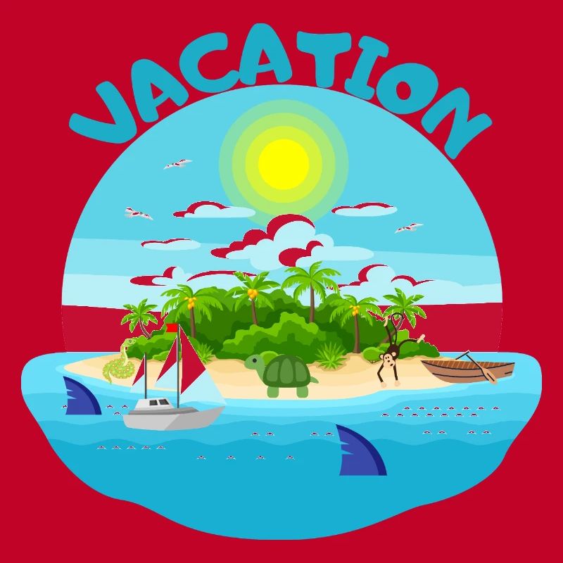 Conception de plage idyllique d’île tropicale