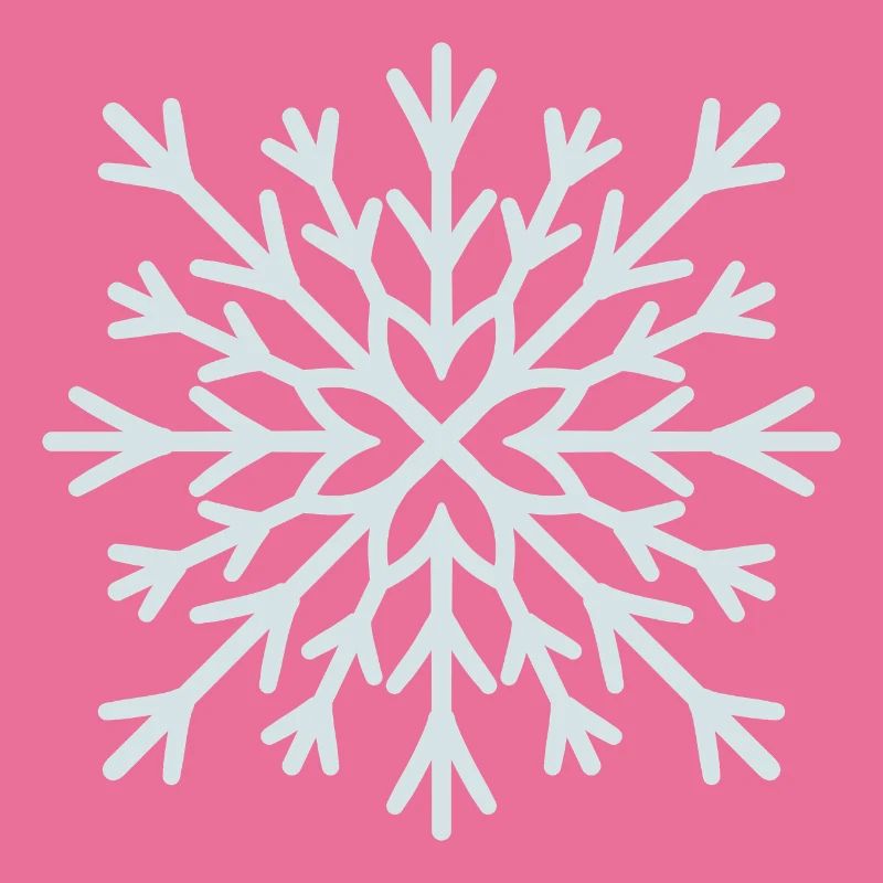 Frostiger Schneeflockenglanz