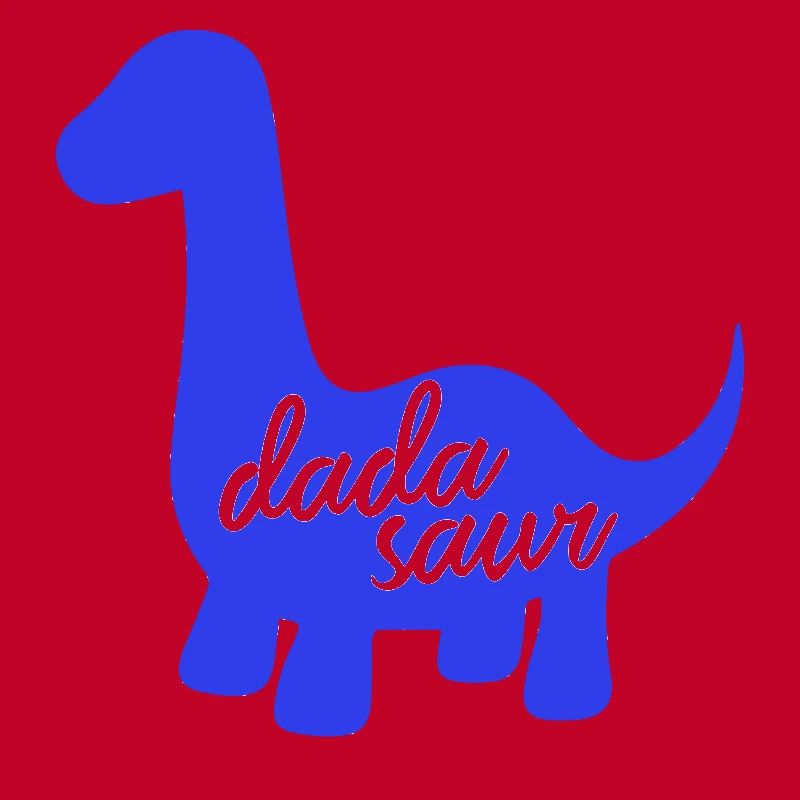 Conception du slogan drôle de dinosaure Daddysaurus Rex