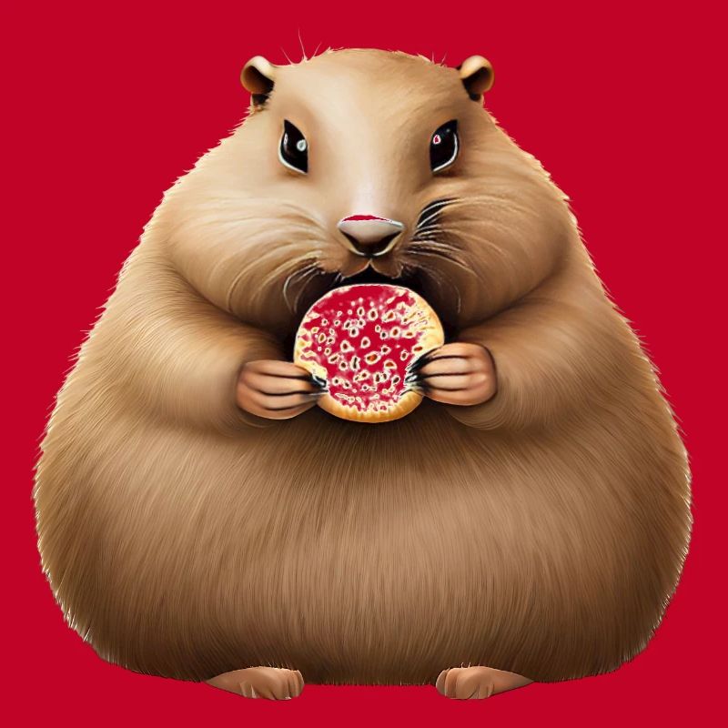 Groundhog with Cracker