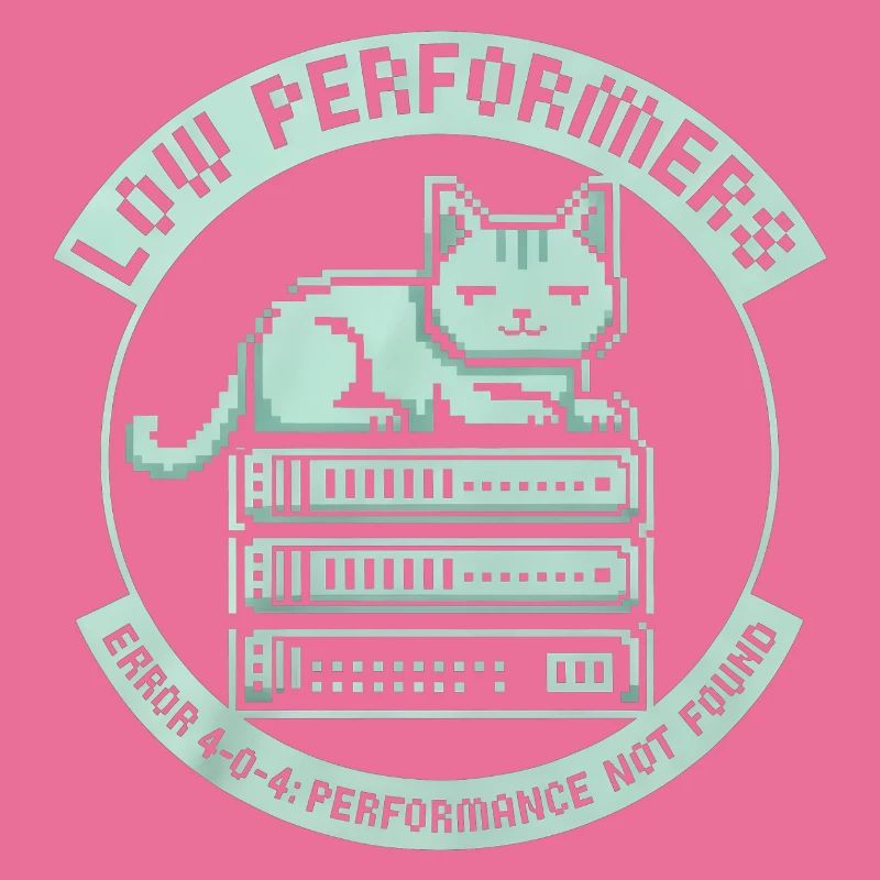 Low Performers Katze Server Pixel Art