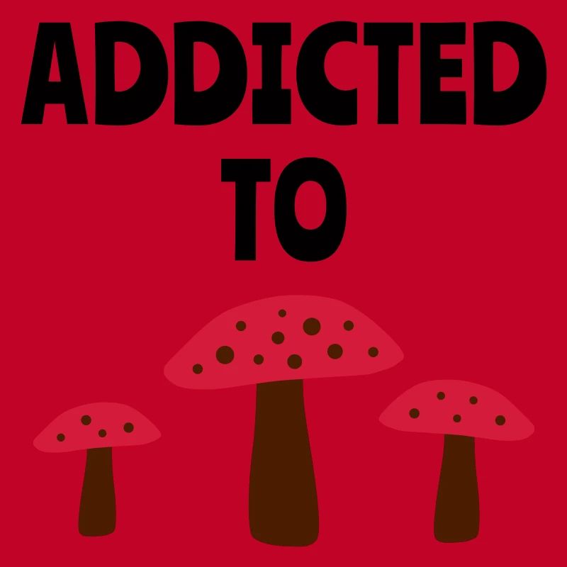 Addicted to fly agarics (three fly agarics)