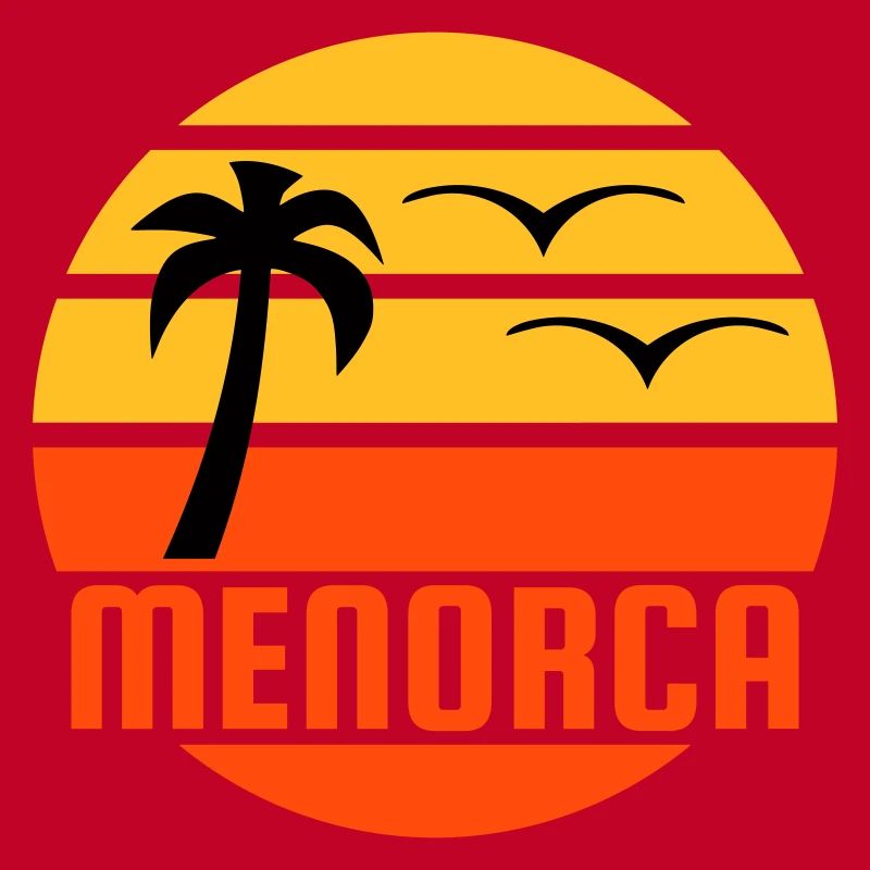 Menorca (sun, palm tree, birds)