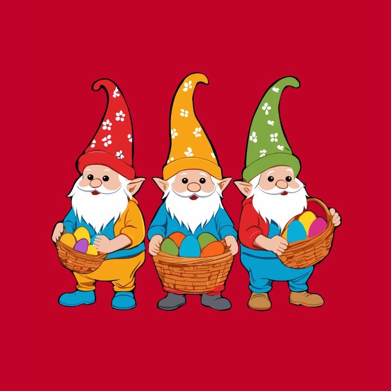 Easter Norse Gnome Easter Bunny Dwarfs