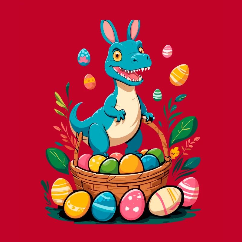 Iconic Easter Dinosaur Dinosaur Easter Bunny