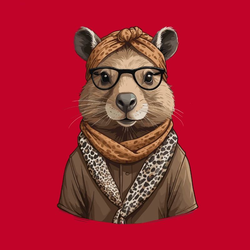 Drôle Capymama Capybara Mère Design