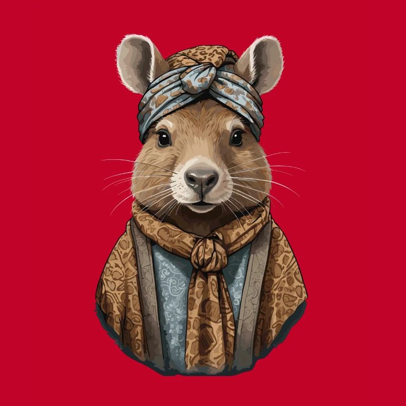 Drôle Capymama Capybara Mère Design