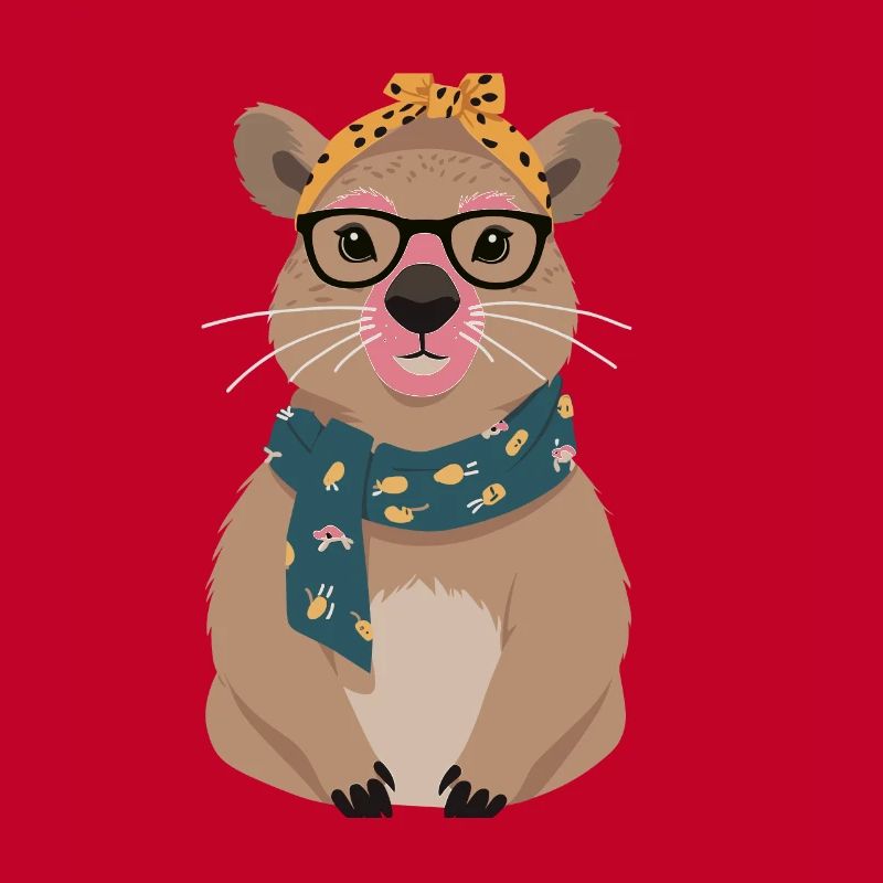 Drôle Capymama Capybara Mère Design