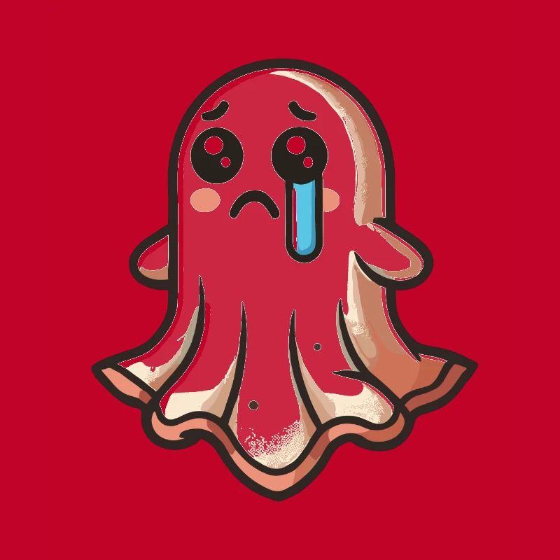 Sad Ghost Cute Weeping Ghosts