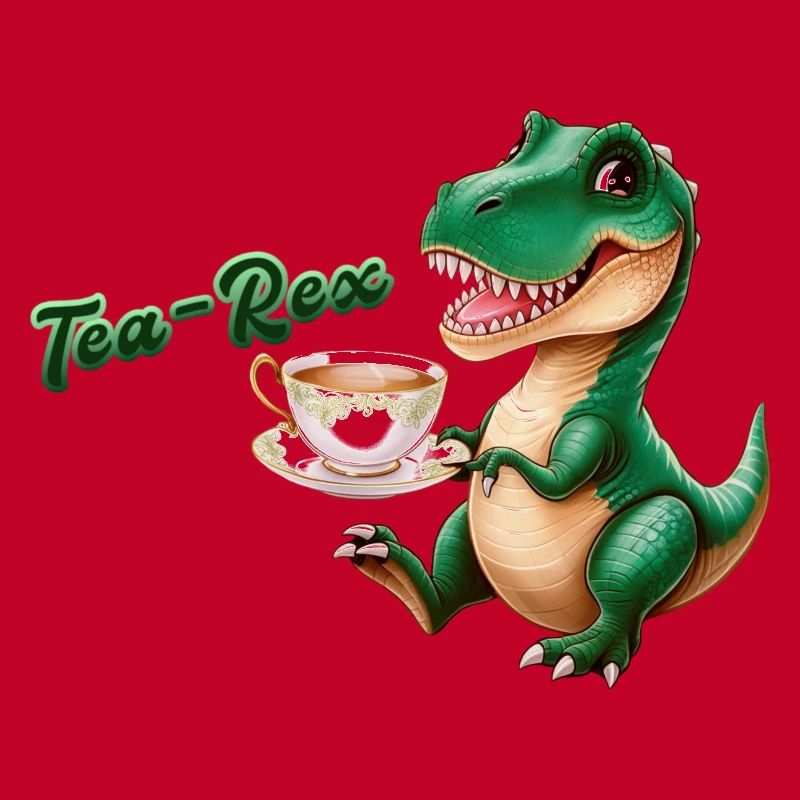 Tea-Rex |T-Rex | Rex | Dinosaur | Pun