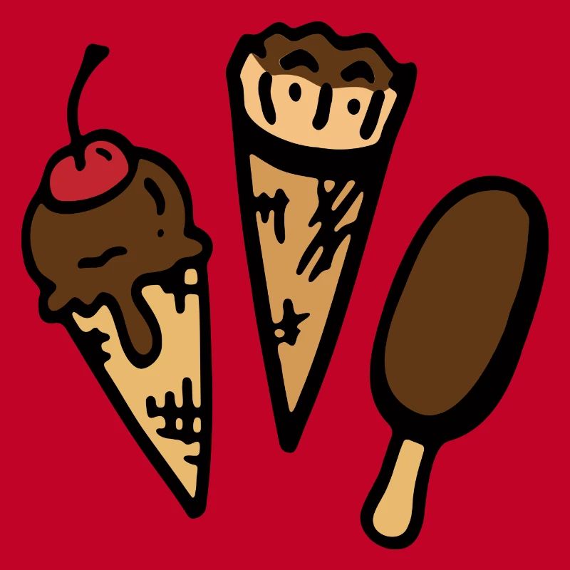 Eis - Eiscreme / ice cream / Schokolade