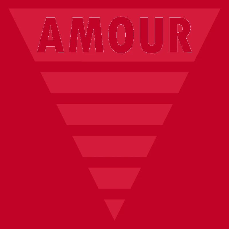 Amour dans le triangle (triangle divisé)