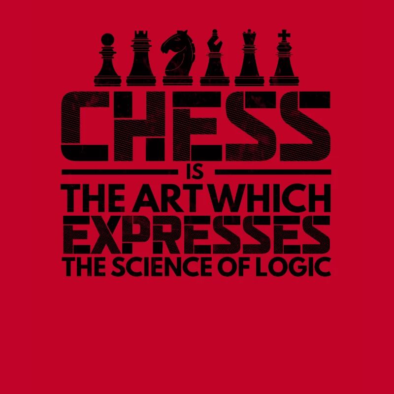 Chess Art Expresses Science Logic Chess Master