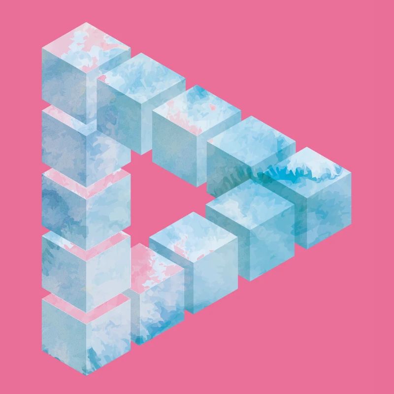 Eisblock Muster Design