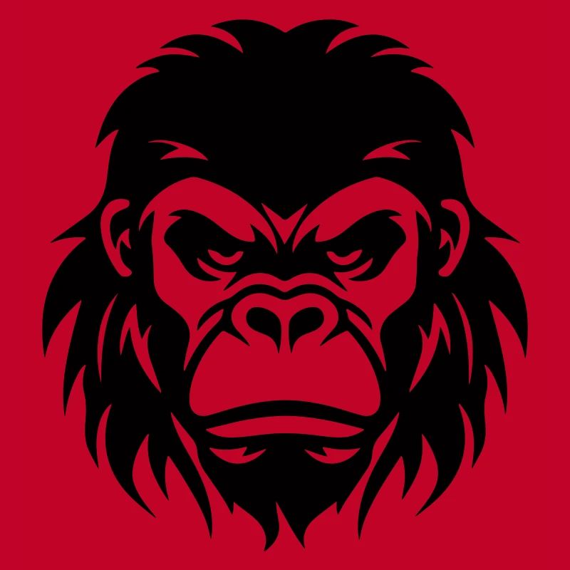 Gorilla Kopf