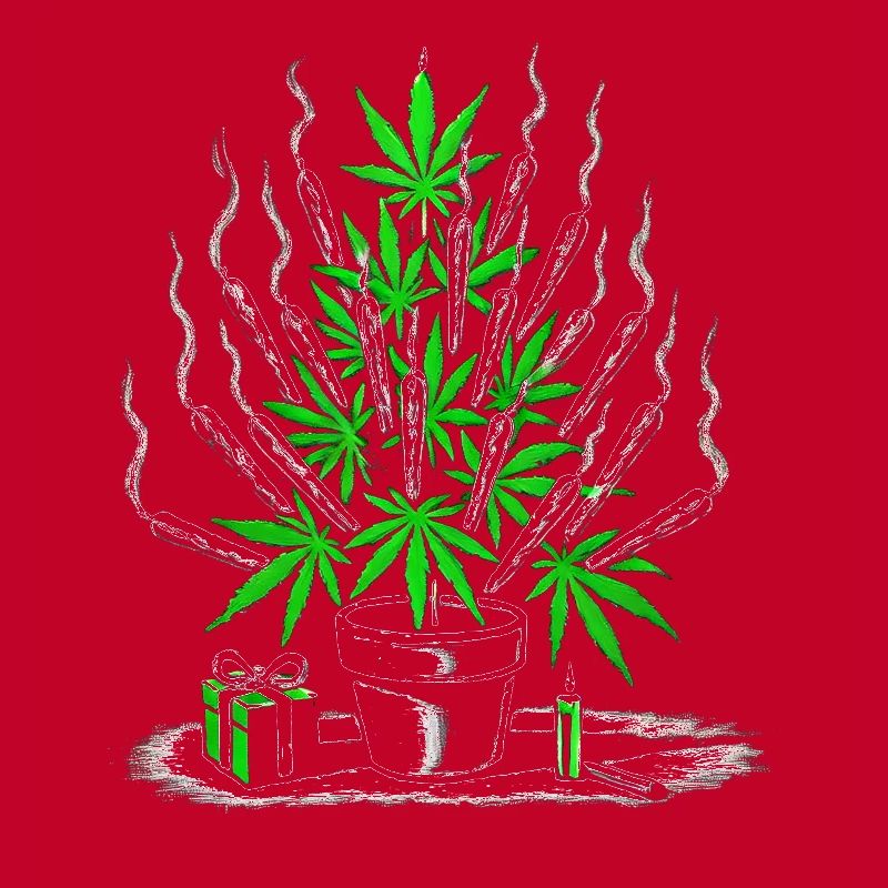 Joint Weed Tree – Creative Cannabis Holiday Design