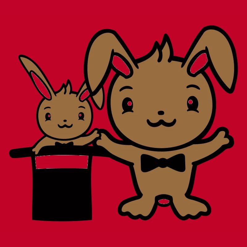 Bunny Wizard Chapeau Haut de forme Enfant 2 Bébé Sorcier Mignon