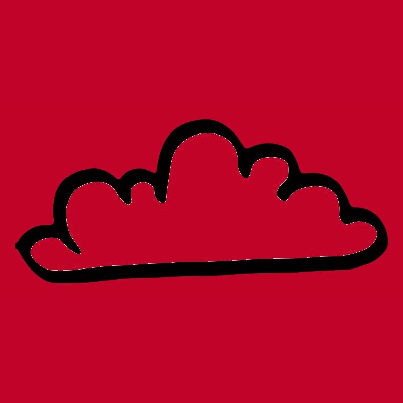 Cloud at the sky - vector