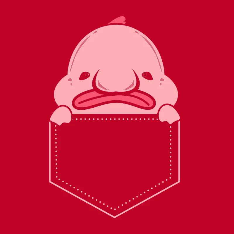 Blobfisch Tiefsee Grumpy Introvertiert Geschenk
